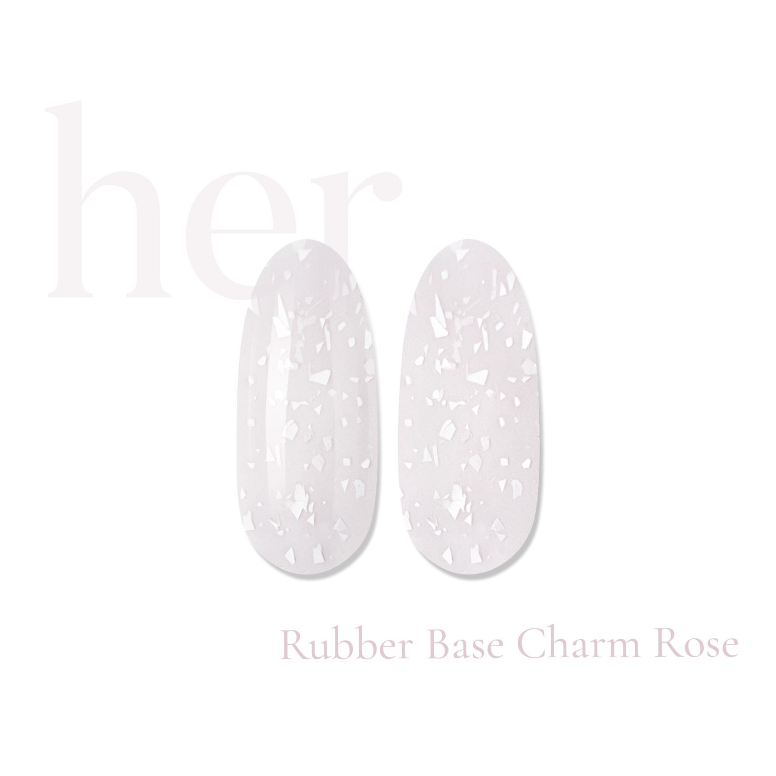 Rubber Base CHARM ROSE